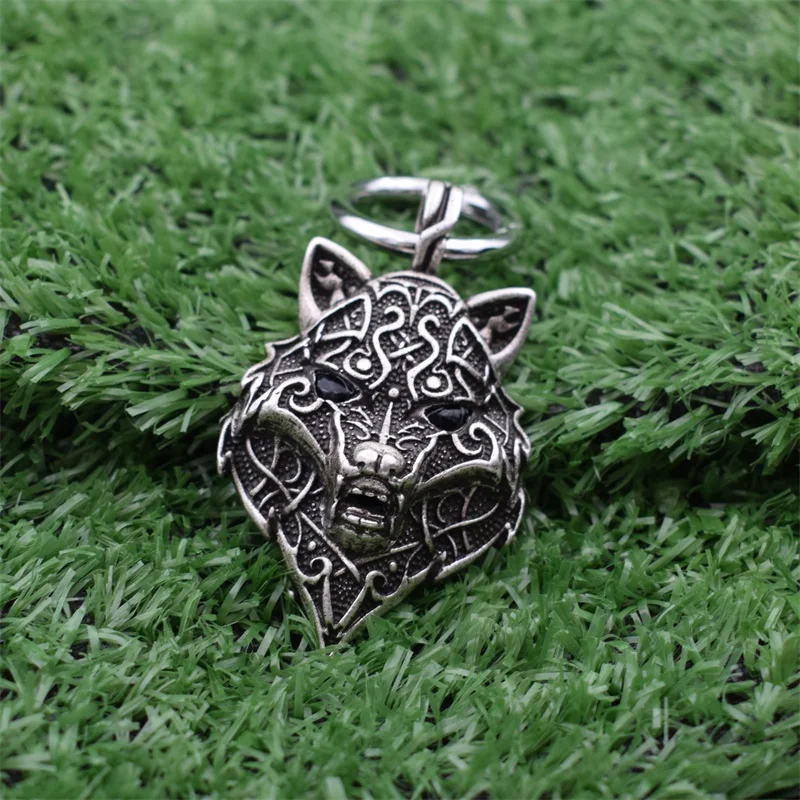 12 шт персональный брелок с головой волка оригинальные Панк ювелирные изделия