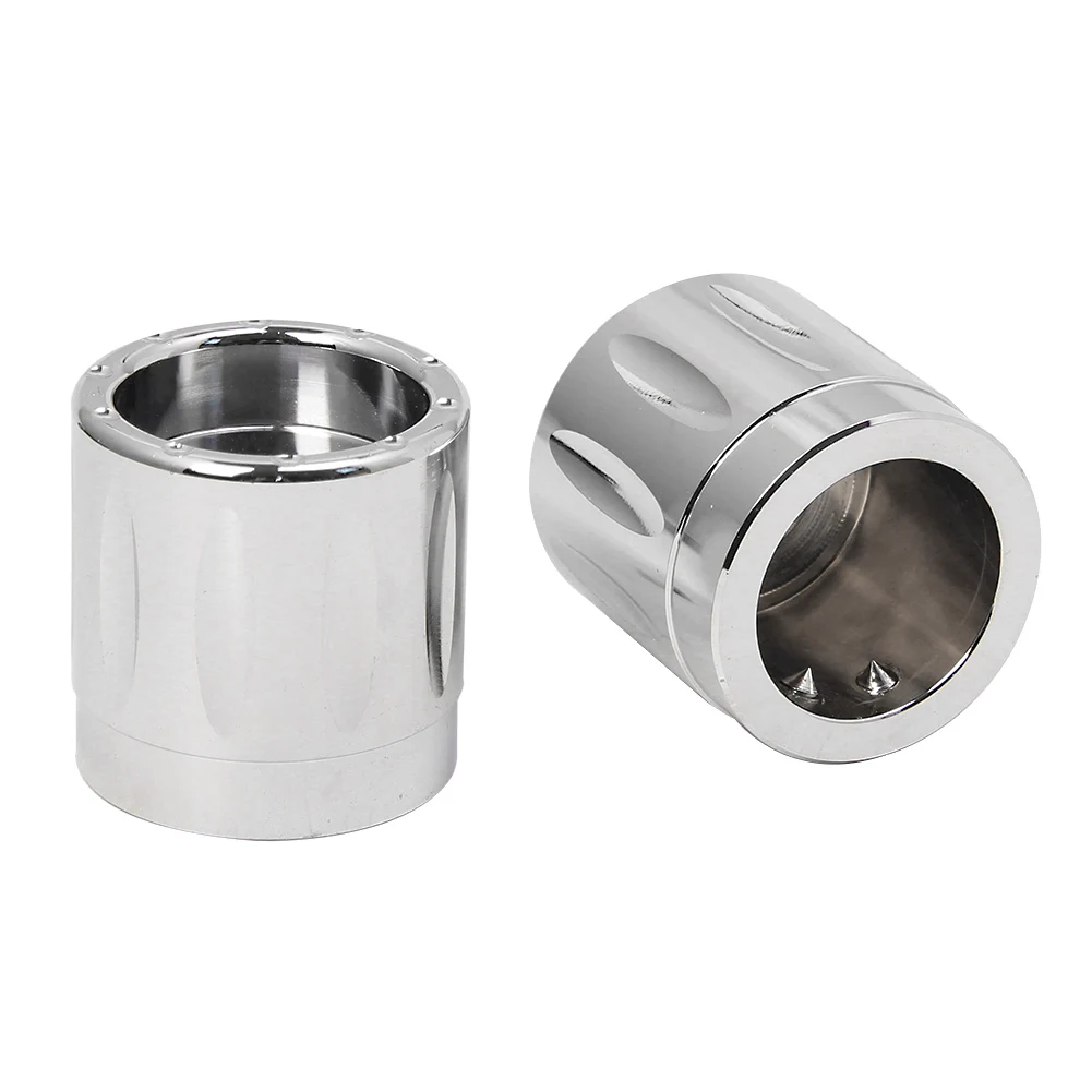 Крышки для передней оси мотоцикла алюминиевые колпачки Harley Touring Softail breaker Dyna Street Bob