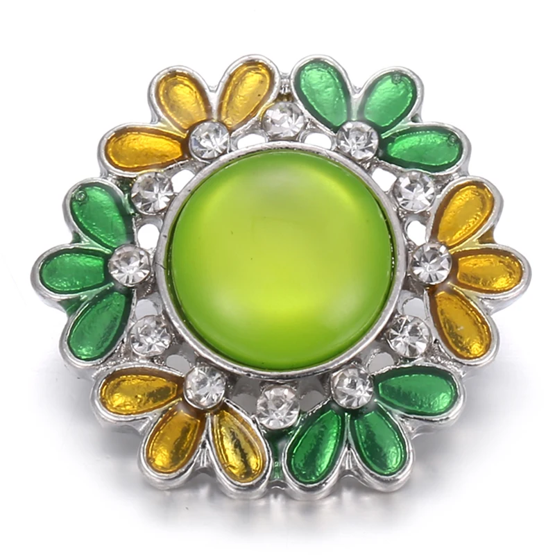 6 шт./лот оптовая продажа 18 мм металлические кнопки ювелирные изделия горный