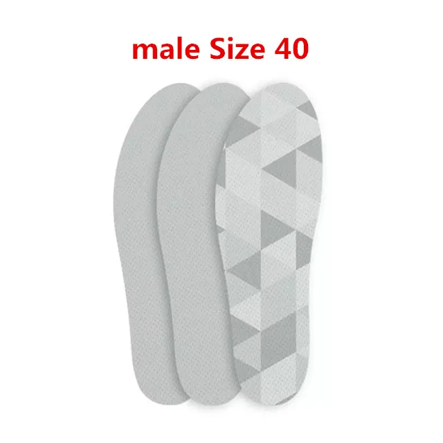 male size 40 Xiaomi Youpin 3 пары пробковые легкие стельки легкие удобные впитывающие Пот Спортивные кроссовки стельки для мужчин и женщин - Цвет: male size 40