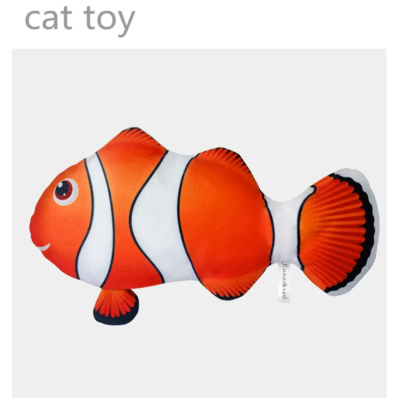 Игрушка для кошек имитация рыбы зарядка через USB электрическая игрушка