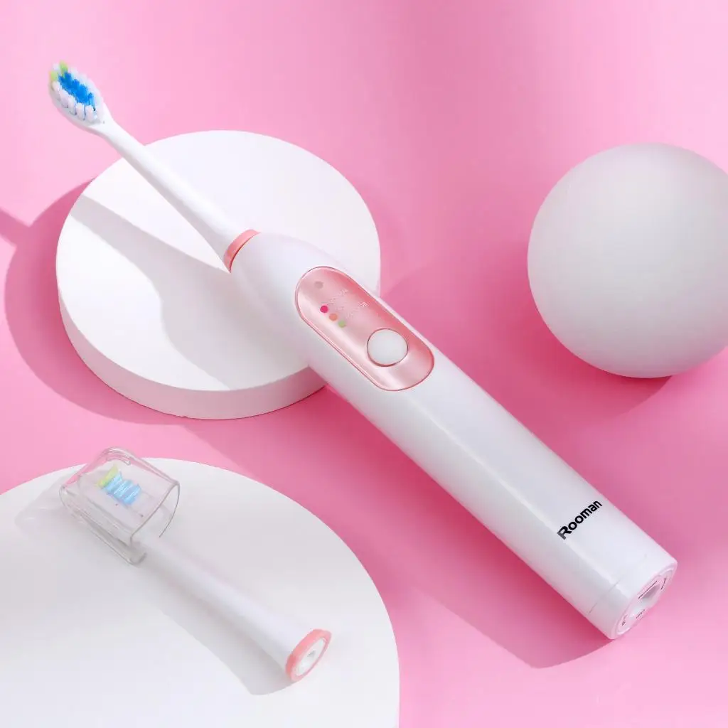 

40000vpm 3 Modes Sonic Whitening Electric Toothbrush USB 2 Dupont Heads Teeth Brush Deep Cleaning With Head Replacement