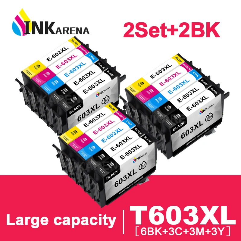 

Совместимость 603XL T603 картриджи для принтера Epson XP-2100 XP-2105 XP-3100 XP-3105 XP-4100 XP-4105 WF-2810 WF-2830 WF-2850