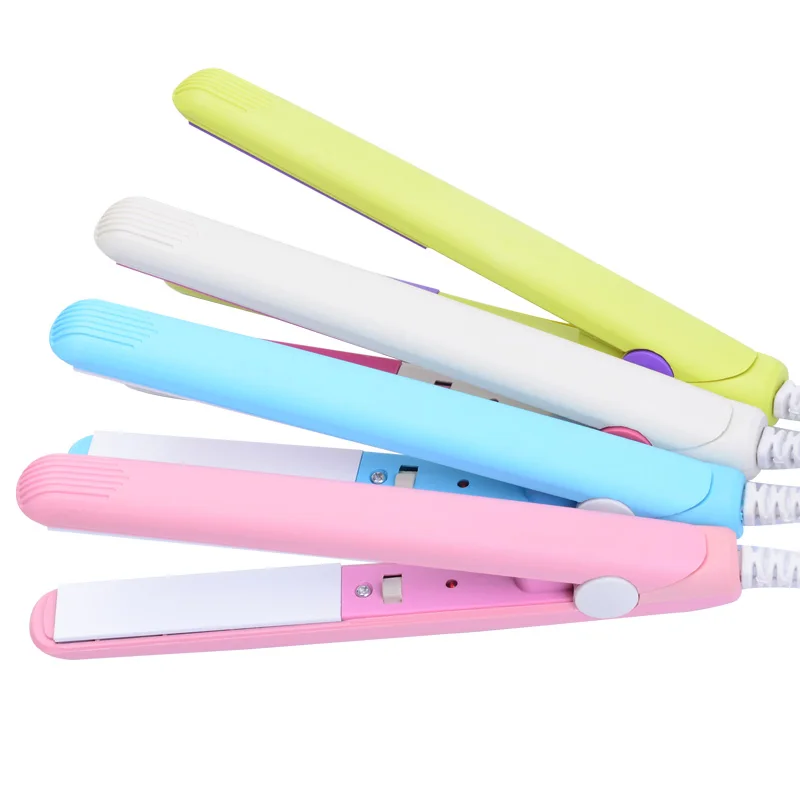 

Mini Ceramic Electronic Hair Straightener Iron Chapinha Straightening Corrugated Irons Hair Crimper Styling Tools 220V