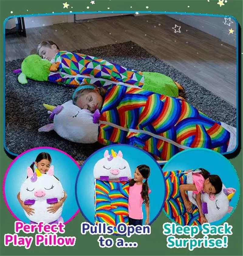 Спальный мешок для детей Happy Nappers детский спальный плюшевая подушка кукол