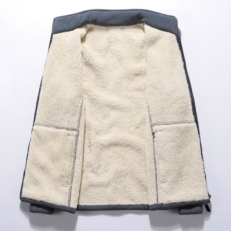 Мужская куртка, осень, новое пальто 7XL 8XL 9XL, мужские теплые куртки, флисовая одноцветная ветровка, тонкая парка, стоячий воротник, повседневные пальто