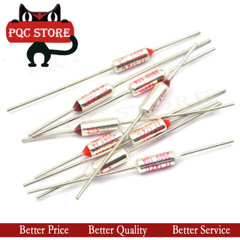 Тепловой предохранитель TF RY 10A 15A 250V Температура 65C 85C 100C 105C 120C 130C 152C 165C 172C 185C 192C 200C 216C 240C 280C 300C вкл.