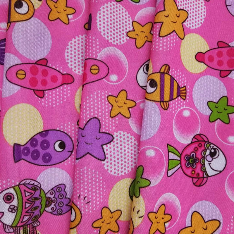 PORORO Новое поступление ткань с принтом для детей многоразовые тканевые