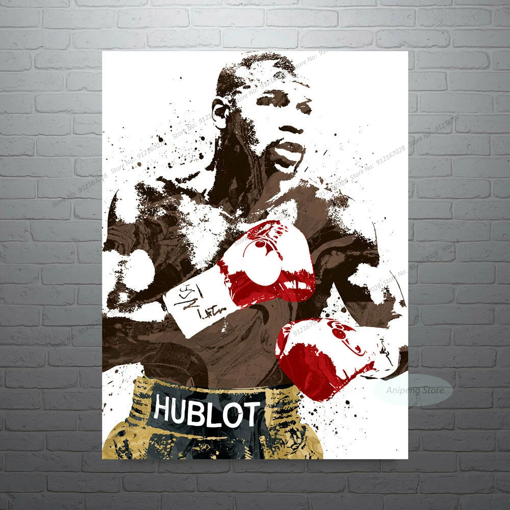 Плакаты принты новый Мухаммед Али легендарная боксерская звезда акварельная