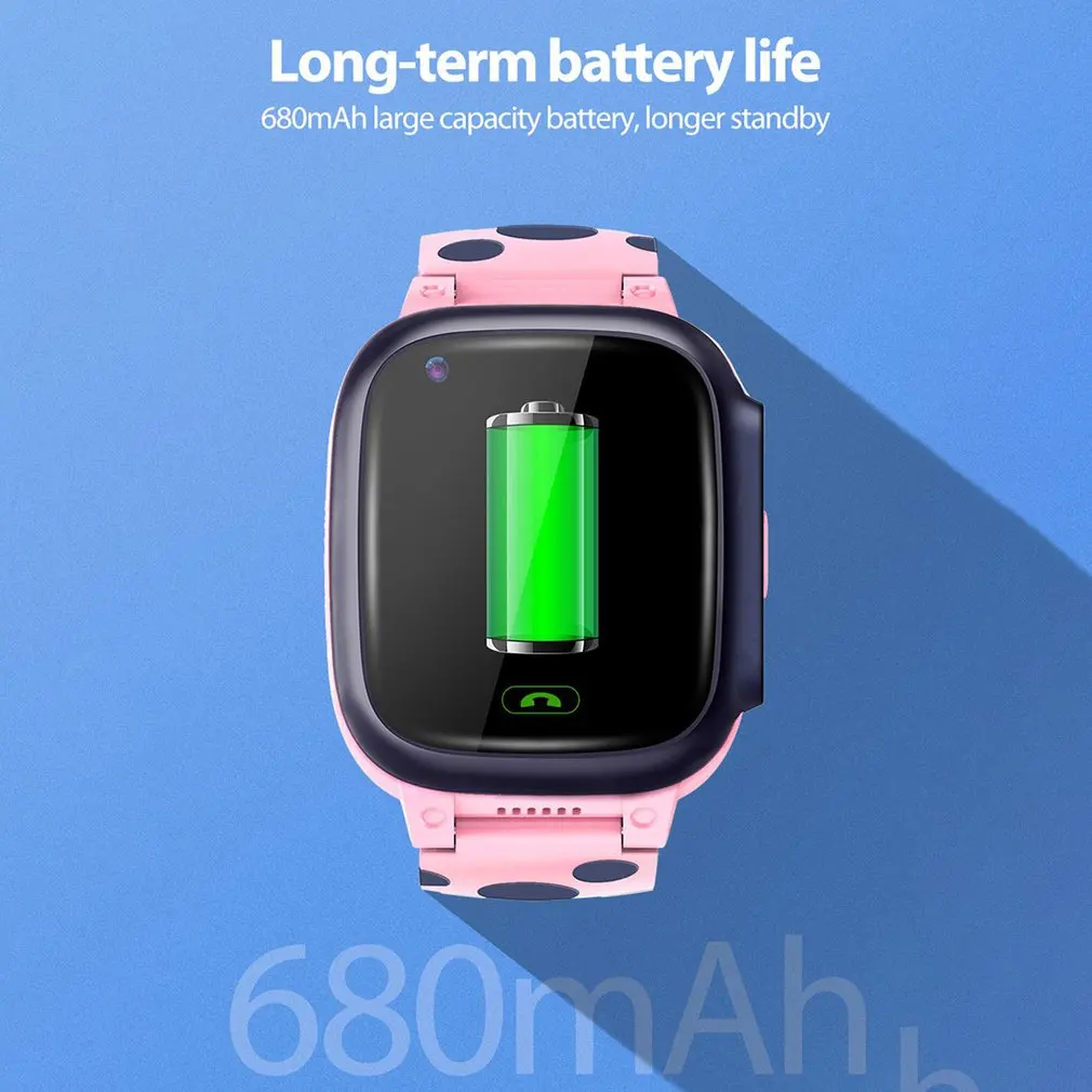 

Y95 Children Phone Watch 4G Video Call With Smart Gps Positioning 682Mah 4G Hd Video Call Full Netcom 4G