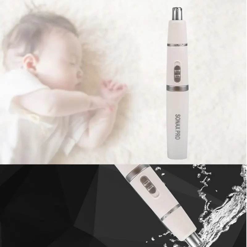 

2 In 1 Nose Hair Trimmer Head Battery-Powered Hair Trimmer For Nose Ear Hair Eyebrows Beard Hair Removal