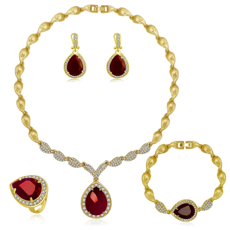 CWEEL модные африканские Свадебные Ювелирные наборы для женщин свадебный