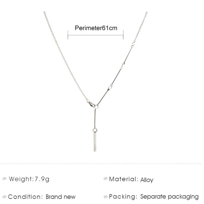 

Necklace for Women Tassel Chain Clavicle Pendant Necklacens Jewelry Wholesale