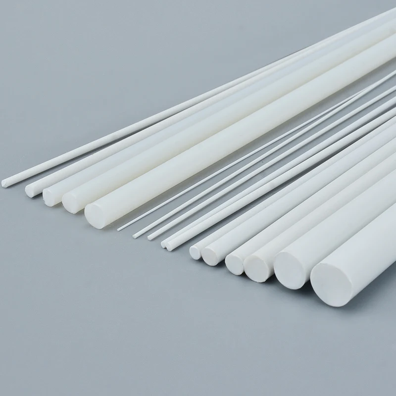 

55pcs Dia 0.5-10mm Mixed ABS Round Rods Plastic Tubes Round Sticks DIY Architecture Model Making Accessories 500mm