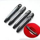 Правый руль для Mazda Biante 2008-2016 углеродное волокно крышка дверной ручки автомобиля Стайлинг авто аксессуары