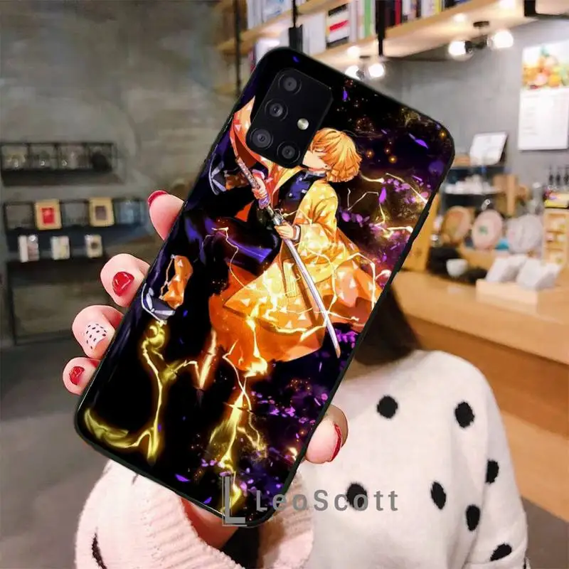 

Kimetsu No Yaiba Demon Slayer Anime Phone Case For Samsung A32 A51 A52 A71 A50 A12 A21S S10 S20 S21 Plus Fe Ultra