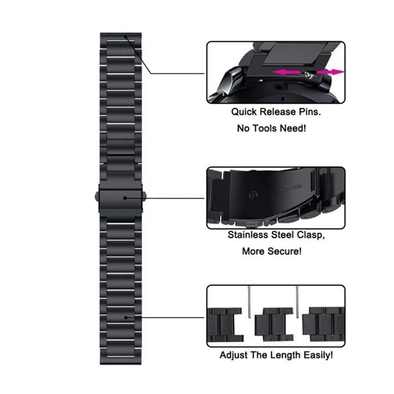 Ремешок из нержавеющей стали для часов POLAR VantageM M Smart Watch Band металлические съемные ремни для POLAR VantageM