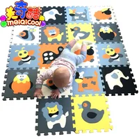MEIQICOOL Educational Baby play Mat Puzzle mat Environmental Non-toxic Crawling Mat Kids Gym foam  playmat kid rug carpet tiles