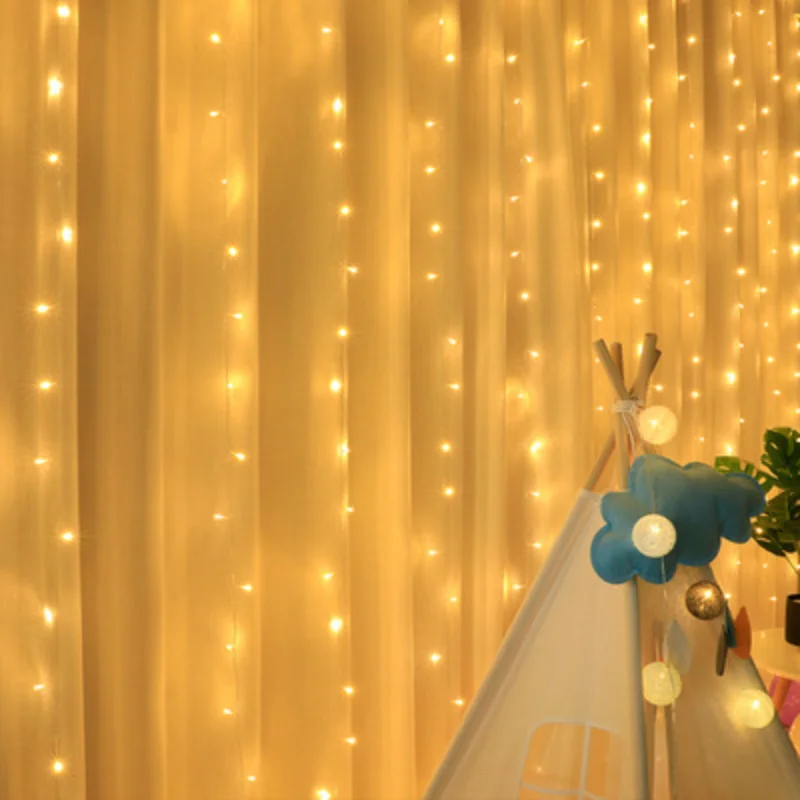 

СВЕТОДИОДНАЯ Гирлянда-занавес с дистанционным управлением, 3 м