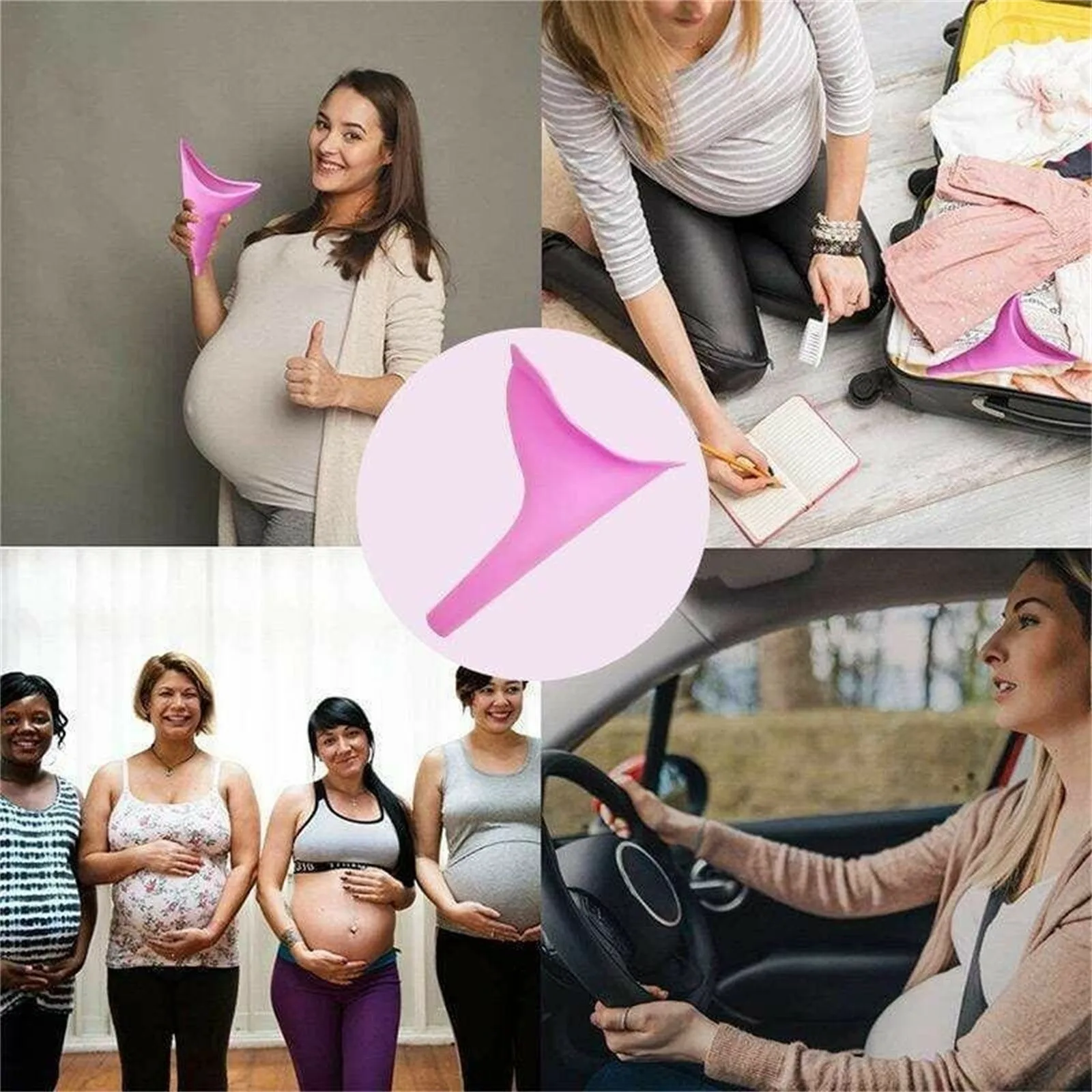 Women Urinal Outdoor Travel Camping Portable Female Soft Silicone / Disposable Paper Urination Device Stand Up &amp Pee | Обустройство