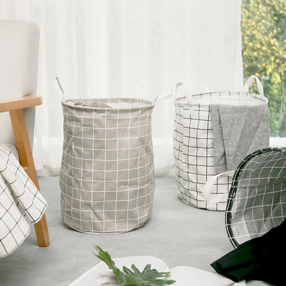 2020 складная корзина для белья круглая хранения большая одежды и игрушек