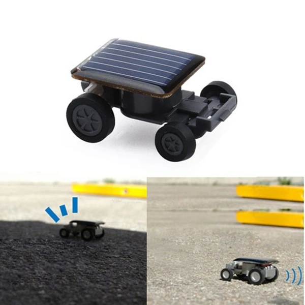 

Funny smallest design solar energy car mini toy car intelligent car Solar Power Mini Toyr Educational Gadget Children Gift