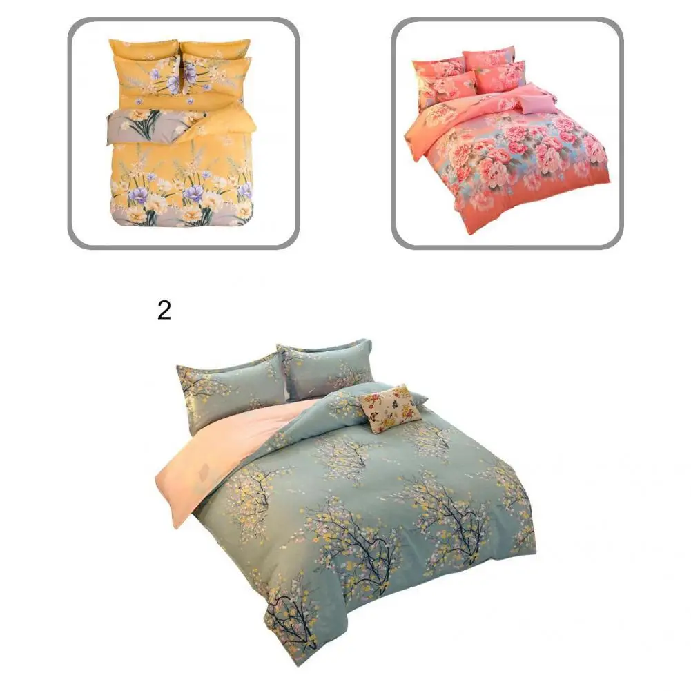 

Flat Sheet Tear-resistant Portable Delicate Texture Highly Absorbent Bed Sheet Quilt Cover Set Cozy Sheet for Household