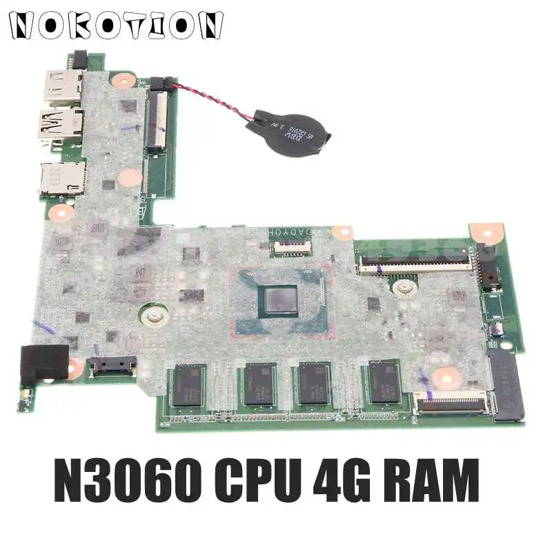 Материнская плата NOKOTION 907727-601 907727-001 DA0Y0HMB6F1 для ноутбука HP Stream 11 Pro G3 процессор N3060 4