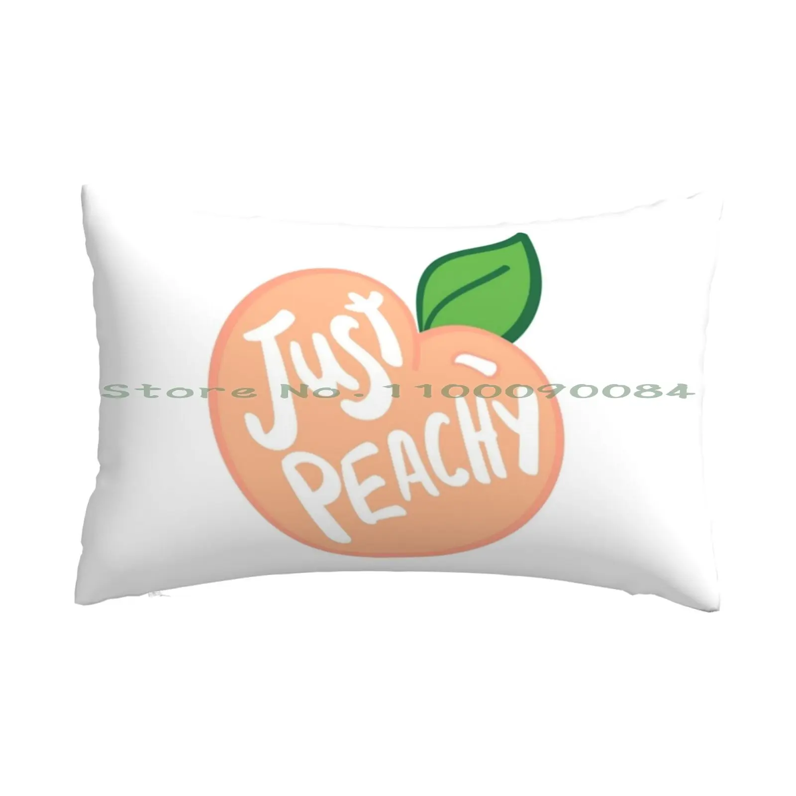 

Чехол для подушки Just Peachy, прямоугольная длинная наволочка для дивана, спальни, с персиками, домашний уличный Декор