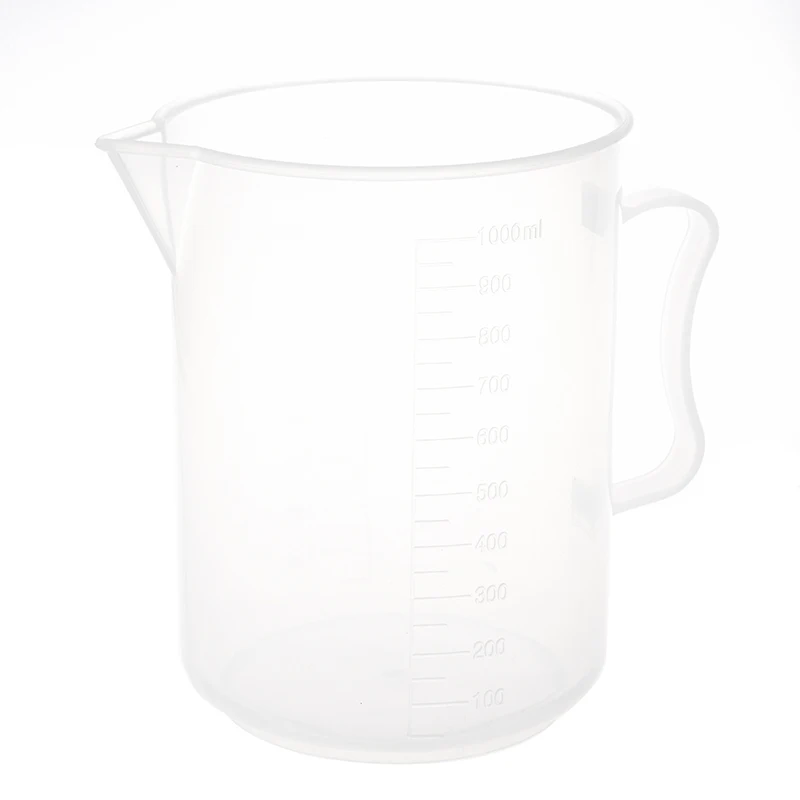 

AU42 -1000mL Capacity Clear Plastic Graduated Laboratory Measuring Set Beaker