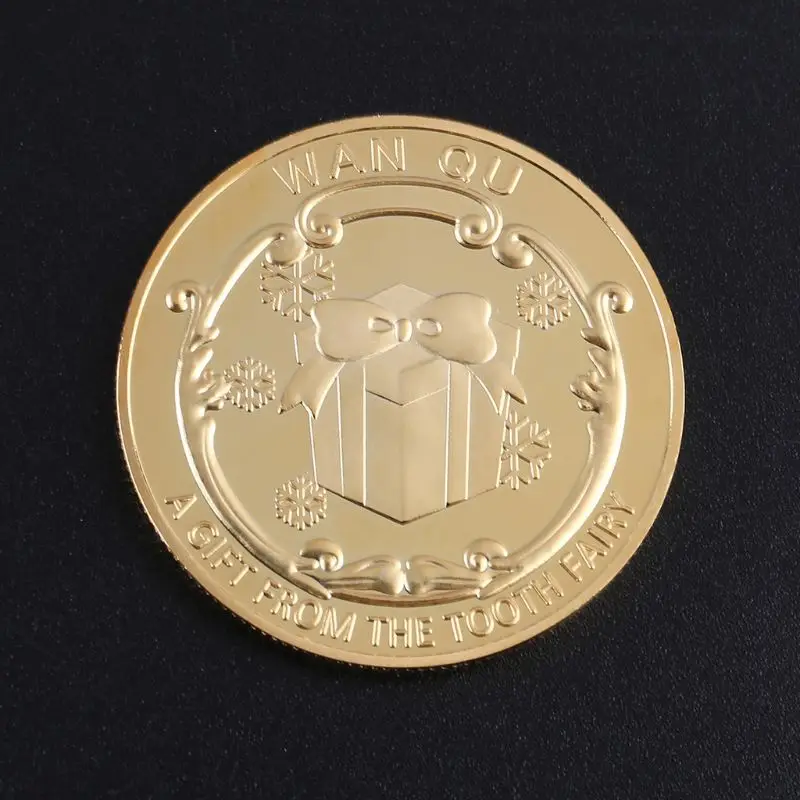 Памятная монета в виде Феи зубов для детей подарок выращивания сувенирное