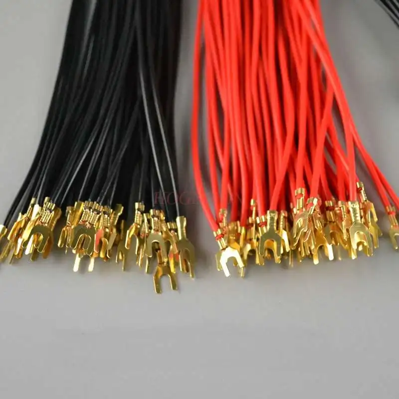 

5pcs Physics experimental equipment Cold circuit terminal wire for electrical circuit experiment U-shaped connector wire