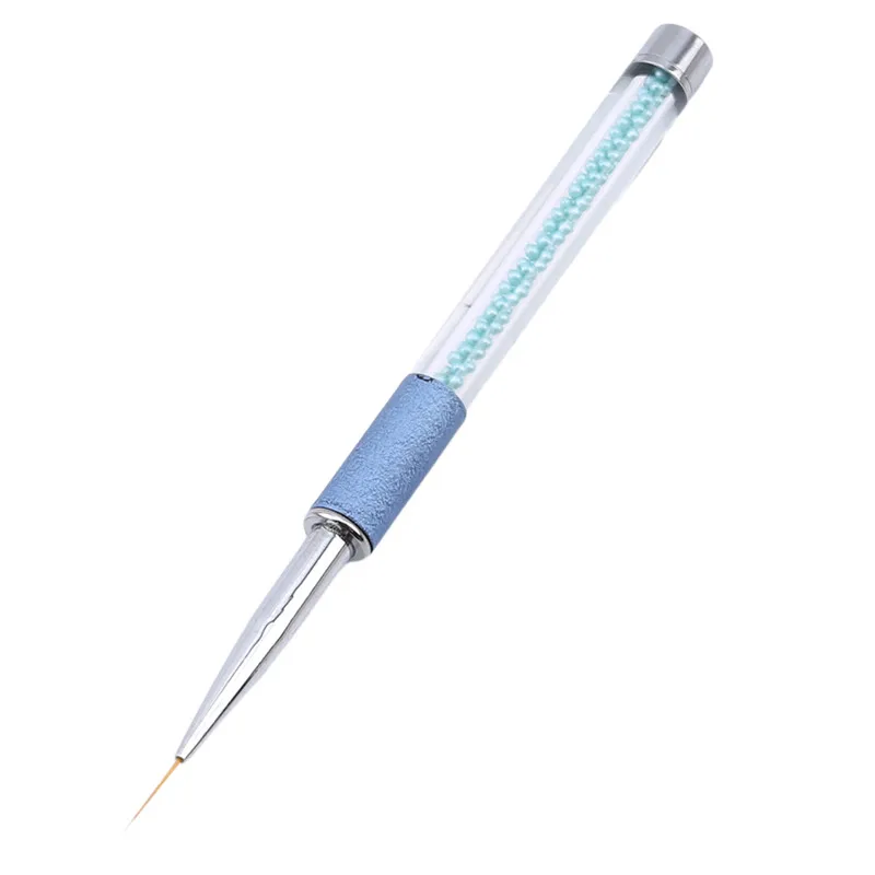 1PC перламутровый акриловый Фрезер для ногтей cо шлифовальными арт контурная