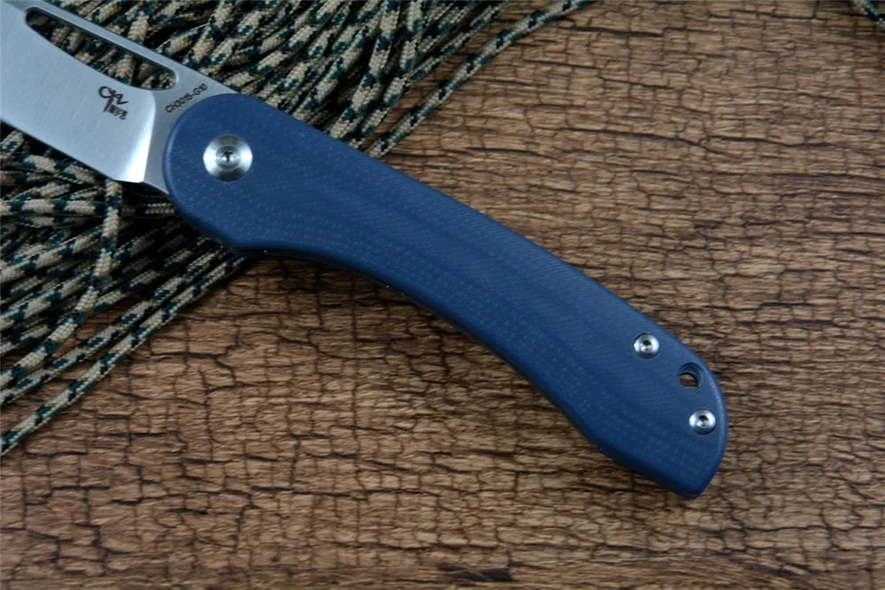 CH3015G10 Flipper D2 стальной нож с атласным лезвием спортивные охотничьи карманные ножи