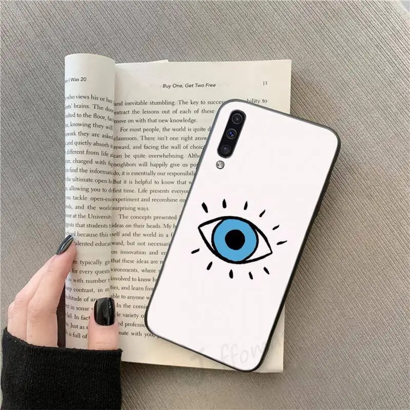 

Evil Eye Illustrations art design Phone Case For Samsung galaxy S 9 10 20 A 10 21 30 31 40 50 51 71 s note 20 j 4 2018 plus