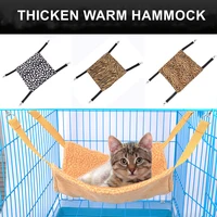 thicken winter warm hammock plush hang sleep bed cozy hangmat ferret hamster fleece cat small animal chinchilla double layers