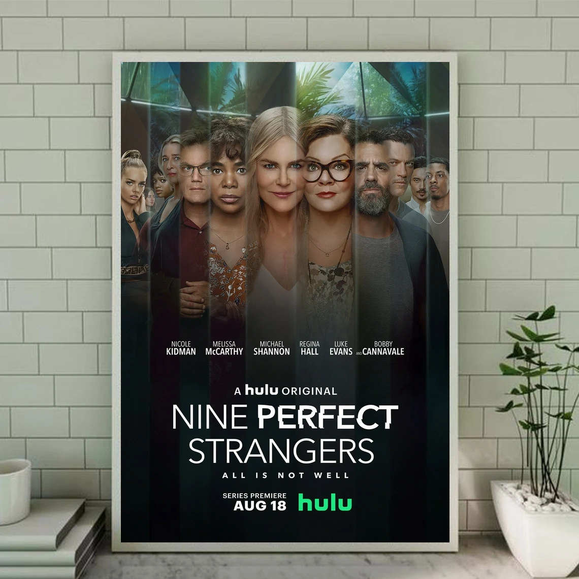 

Nine Perfect Strangers TV Series Poster Movie Canvas Poster Prints Home Decoration Painting ( No Frame )