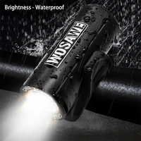 wosawe waterproof head bicycle lights led lamp beads flashlight with 4 modes torch usb cycling rechargeable bike accessories