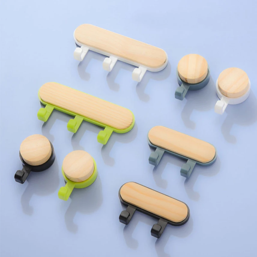 

Wood Coat Hook Wall Mounted Solid Strong Housekeeper Wall Hooks Key Holder Cute Wall Clothes Hanger Bathroom Rack Room Decor