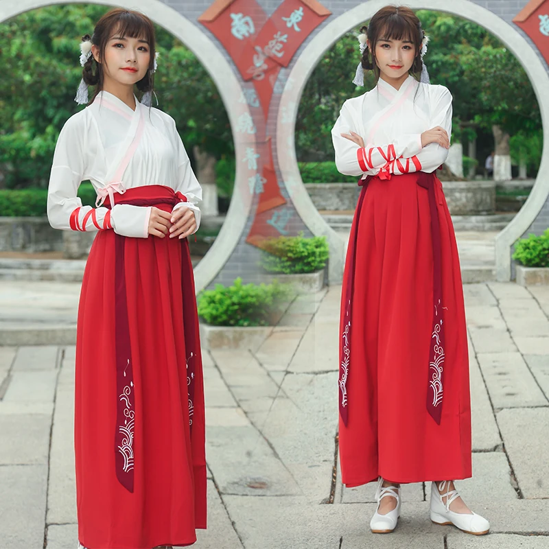 Для женщин Одежда для кунг-фу Косплэй костюм феи Hanfu Костюмы китайский традиционный Древний платье танцы этап древней китайской династии Тан одежда на рост от 90