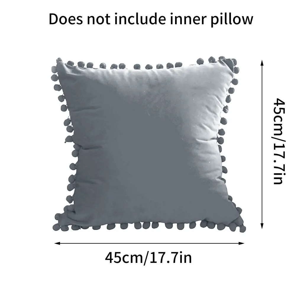 

Soft Velvet Cushion Cover Decorative Pillows Throw Pillow Case Soft Solid Colors Luxury Home Decor Living Room Sofa Seat