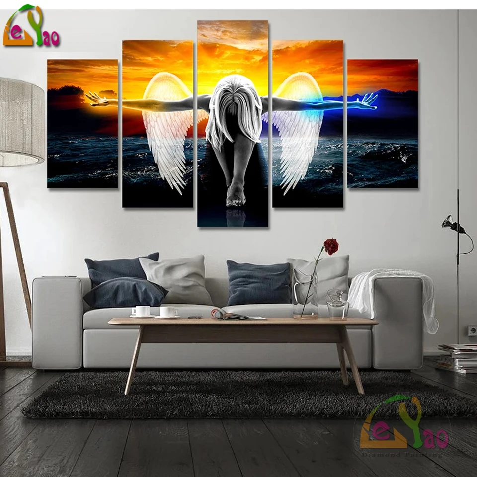 

Алмазная вышивка мозаика 5 штук животные коровы домашний декор 5d Diy алмазная живопись вышивка крестиком Мозаика Стразы домашний декор