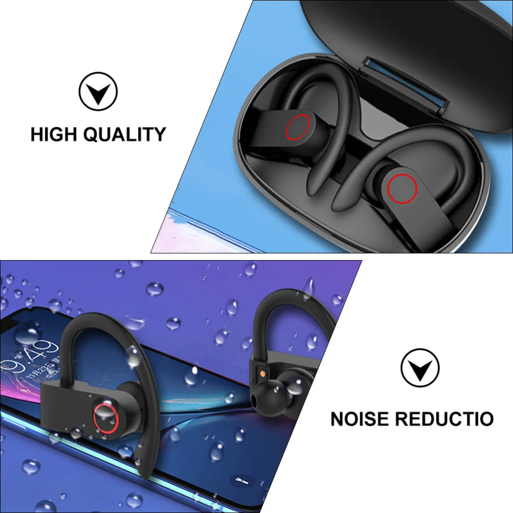 

1 Set Hanging Type Earphone Wireless Sport Earphone Stereo Sound Earphone