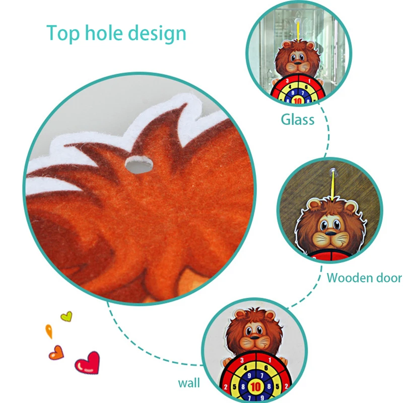 С изображением мультипликационных персонажей для детей липкий целевой мяч Дарт