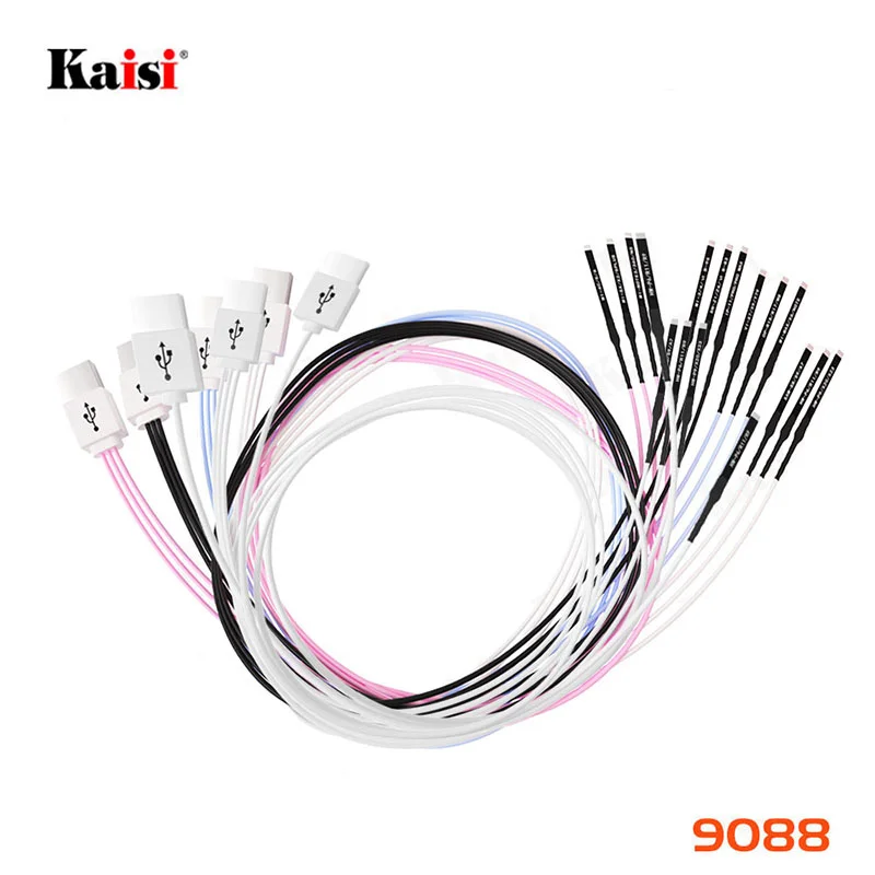 kaisi k 9088 mobile phone repairing power supply cable for iphone 1212mini12 pro12 pro max quickly detect battery failure free global shipping