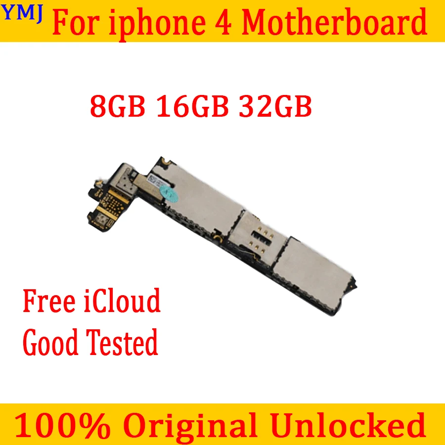 8 ГБ 16 32 для iphone 4 материнская плата с системой IOS оригинальная разблокированная 4g