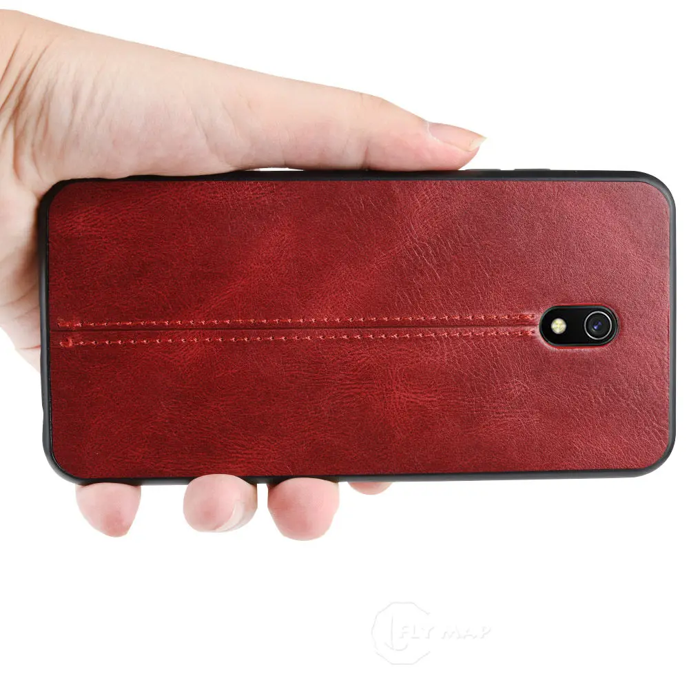 Задний Чехол для Xiaomi Redmi 8A A8 силиконовый защитный чехол из ТПУ и кожи телефона Xiao Mi
