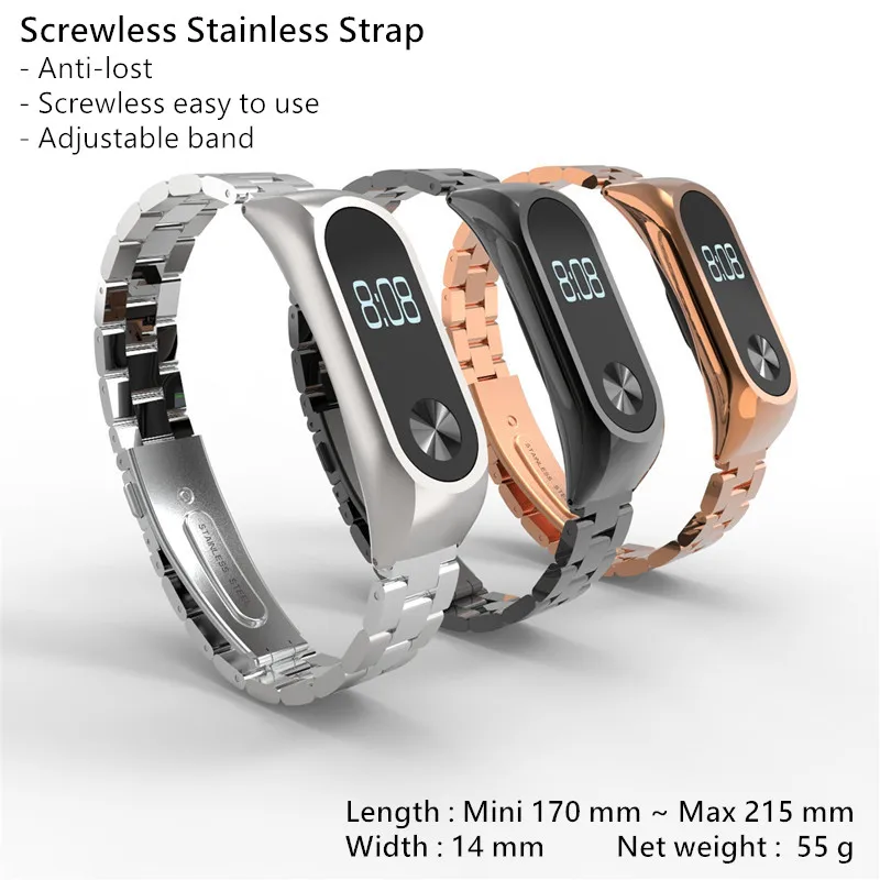 Безвинтовой ремешок mi band 2 для браслета Xiaomi mi band 2