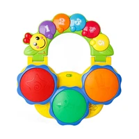 baby hand drum infant rattle handbell musical toy toddler music sounding hand held grasping toys