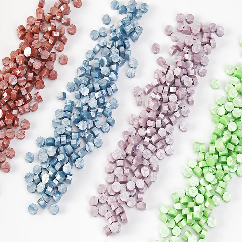 500 г Восьмигранная сургучная Восковая краска в ретро стиле гранула сделай сам